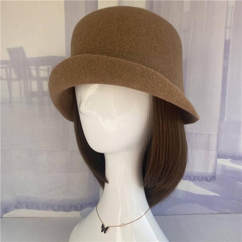 Wool Cloche Hat - Mspineapplecrafts