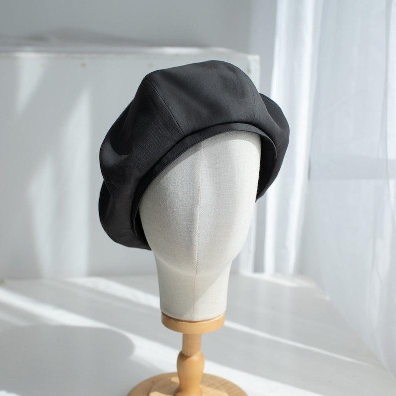 Oversize Two Way Cotton Beret Hat - Mspineapplecrafts
