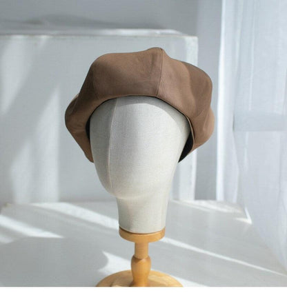 Oversize Two Way Cotton Beret Hat - Mspineapplecrafts