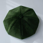 Handmade Unisex Oversized Corduroy Hat - Mspineapplecrafts