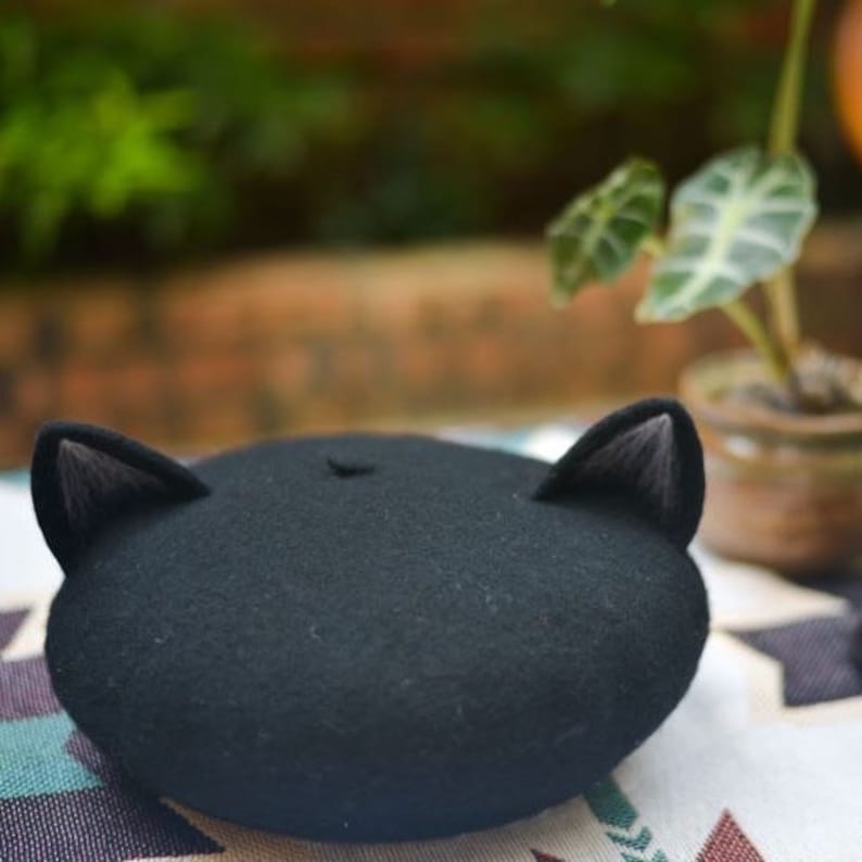 Fox/ Cat Ear Berets for Women and Kids.
