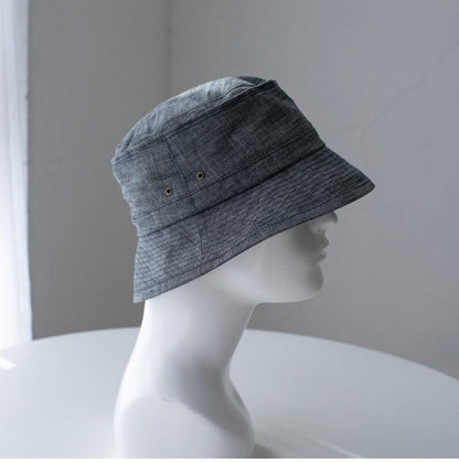 Custom Denim Cloche Hat