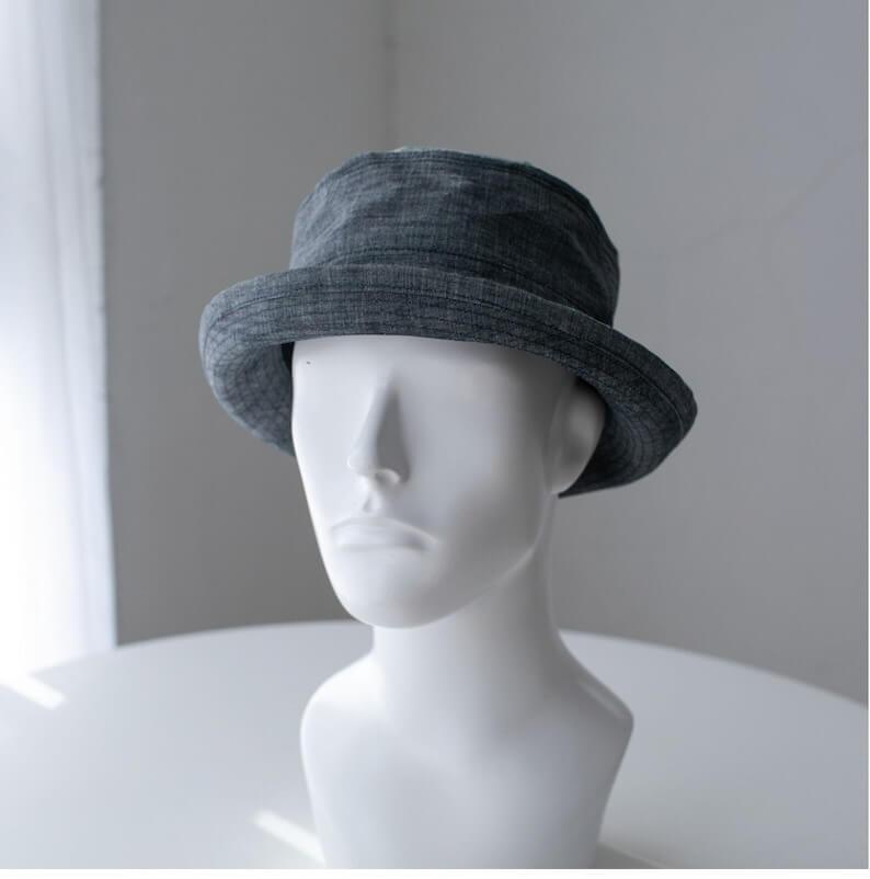 Custom Denim Cloche Hat