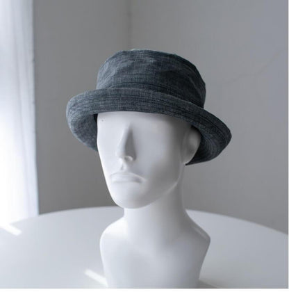 Custom Denim Cloche Hat