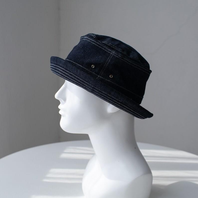 Custom Denim Cloche Hat