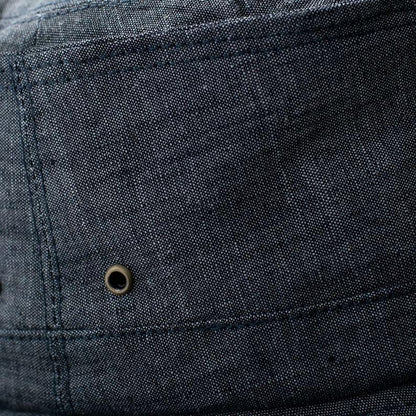 Custom Denim Cloche Hat
