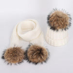2 Way Knitted Beanie with Removable Pom Pom - Mspineapplecrafts
