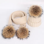 2 Way Knitted Beanie with Removable Pom Pom - Mspineapplecrafts