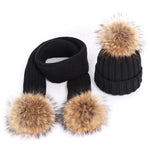 2 Way Knitted Beanie with Removable Pom Pom - Mspineapplecrafts