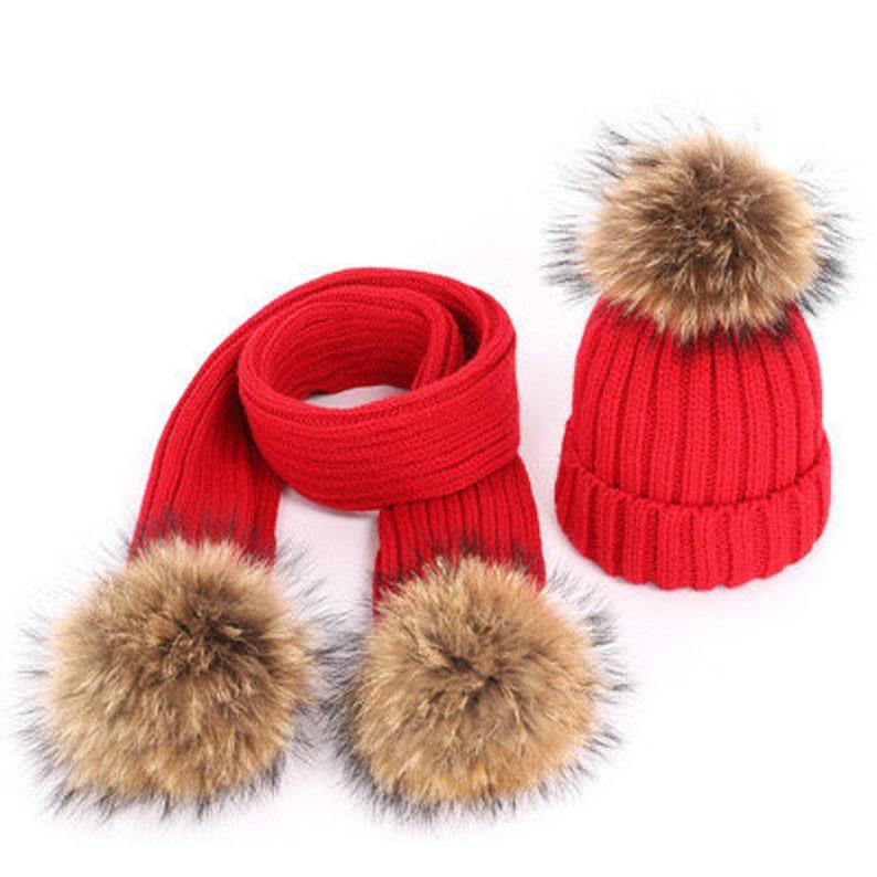 2 Way Knitted Beanie with Removable Pom Pom - Mspineapplecrafts