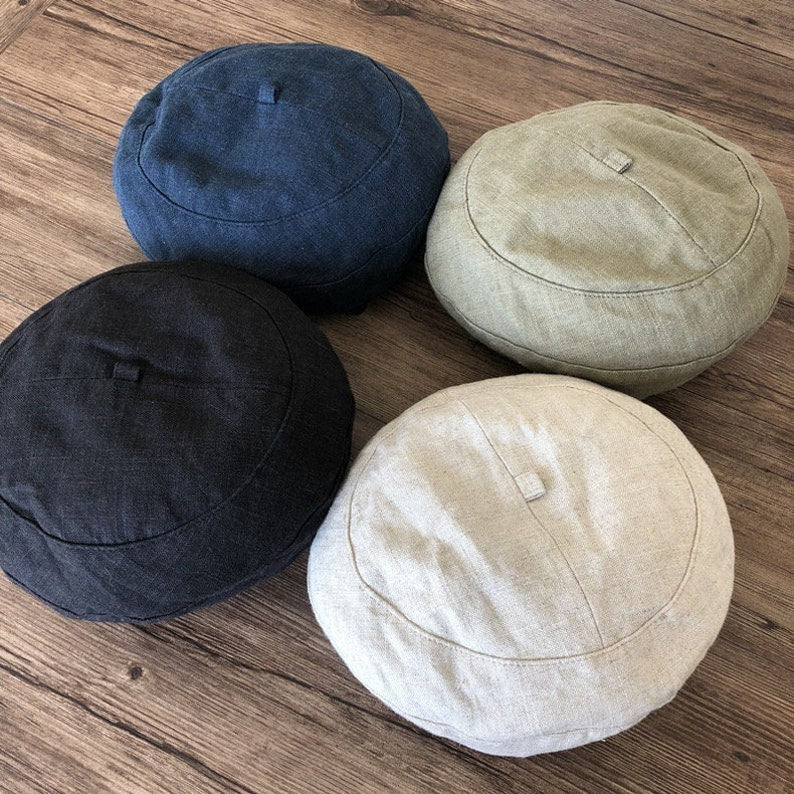 Cotton Linen French Beret for Women