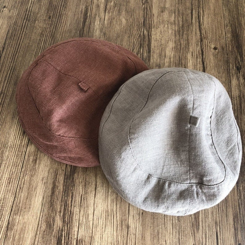 Cotton Linen French Beret for Women