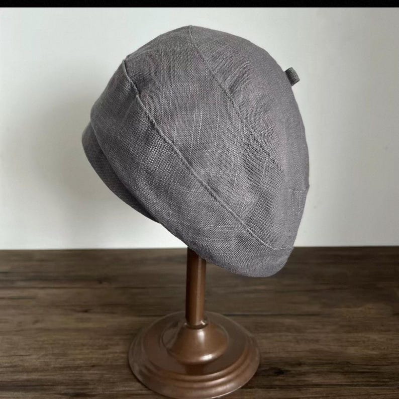 Cotton Linen French Beret for Women
