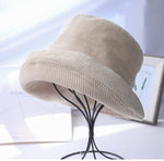 M-XL Corduroy Bucket Hat for Women Mspineapplecrafts