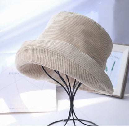 M-XL Corduroy Bucket Hat for Women Mspineapplecrafts