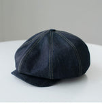 Customized Unisex Denim Newsboy Cap - Mspineapplecrafts