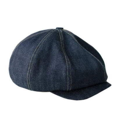 Customized Unisex Denim Newsboy Cap - Mspineapplecrafts