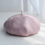 Oversize Spring/Summer Linen Beret for Women and Girls.