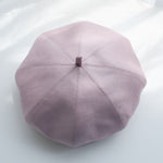 Oversize Spring/Summer Linen Beret for Women and Girls.