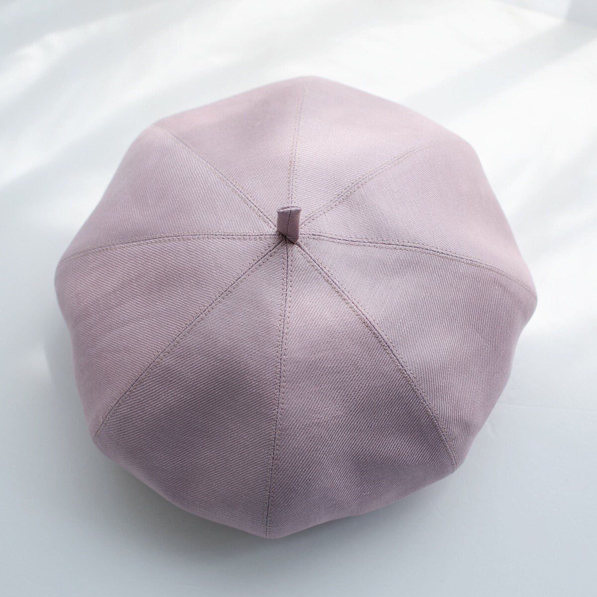 Oversize Spring/Summer Linen Beret for Women and Girls.