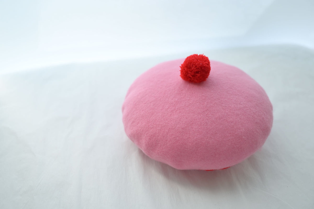 Heart Beret Hat for Women and Girls.