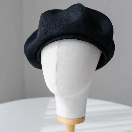 Customized Oversize Unisex Wool Beret - Mspineapplecrafts