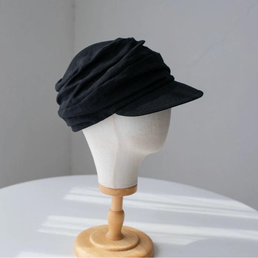 Linen Unisex Newsboy Cap - Mspineapplecrafts