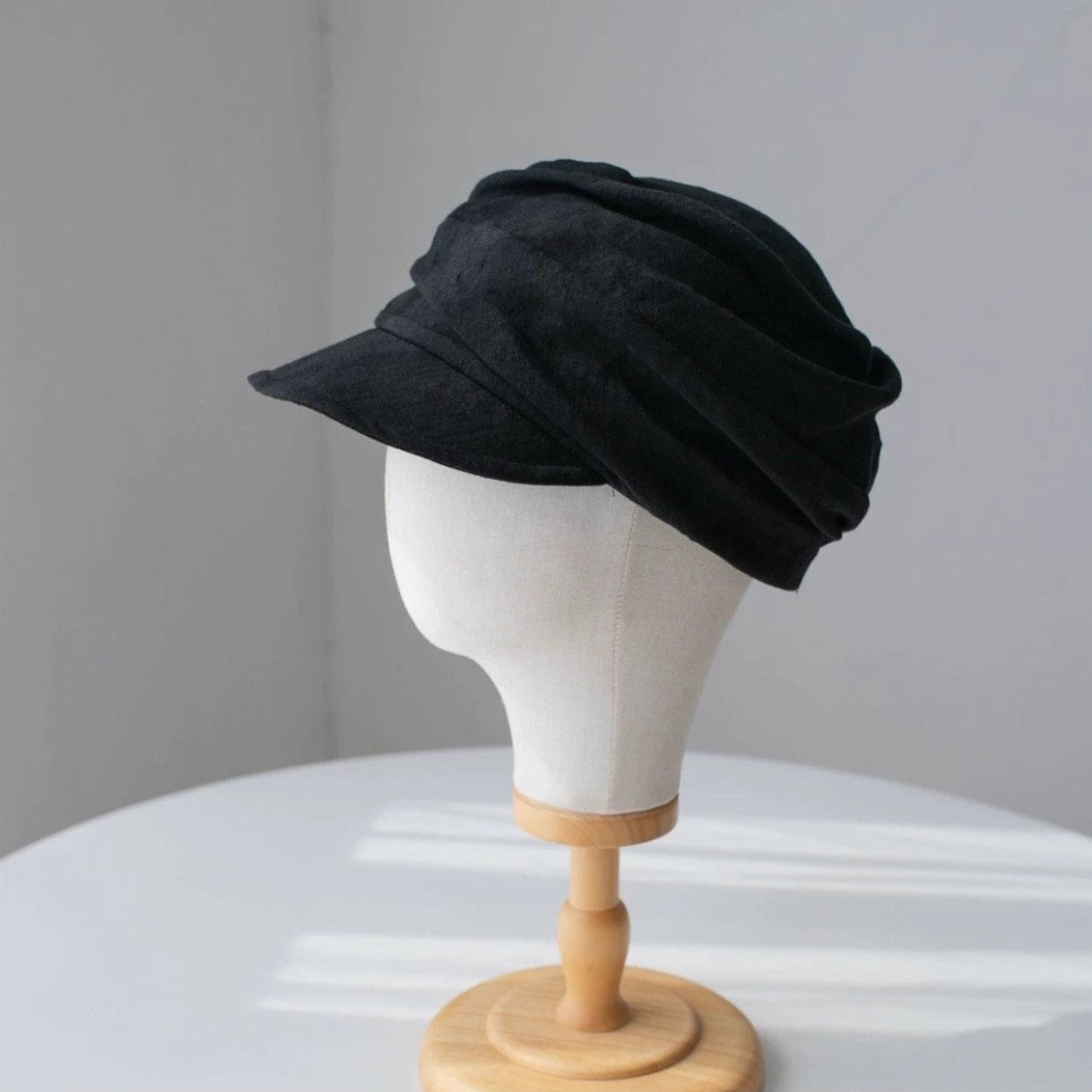 Linen Unisex Newsboy Cap - Mspineapplecrafts