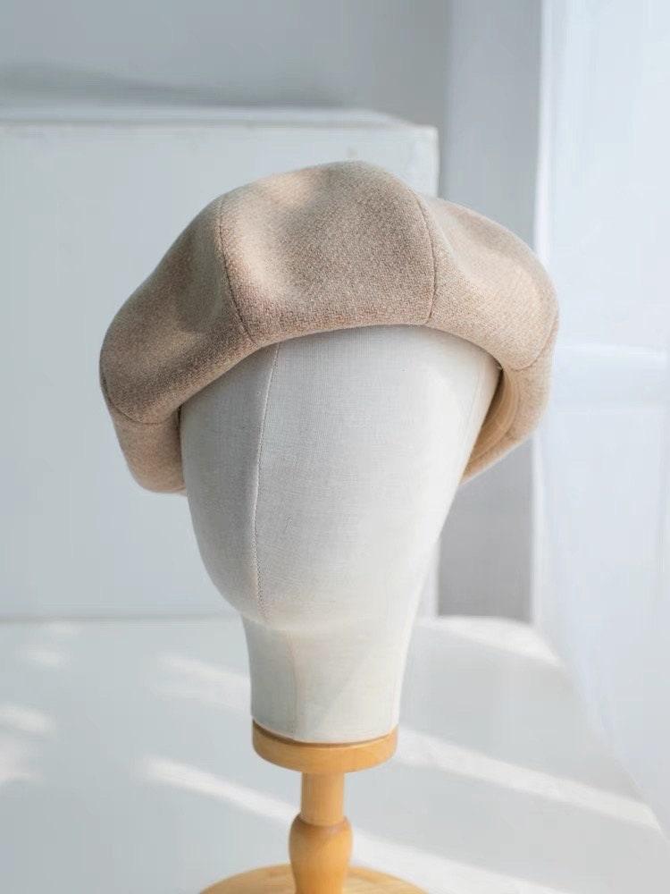 Customized oversize Wool Beret for Men Women - Mspineapplecrafts