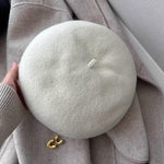 Two Way Oversized Unisex Wool Beret - Mspineapplecrafts