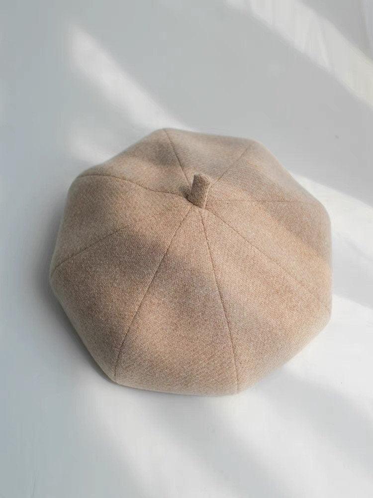Customized oversize Wool Beret for Men Women - Mspineapplecrafts