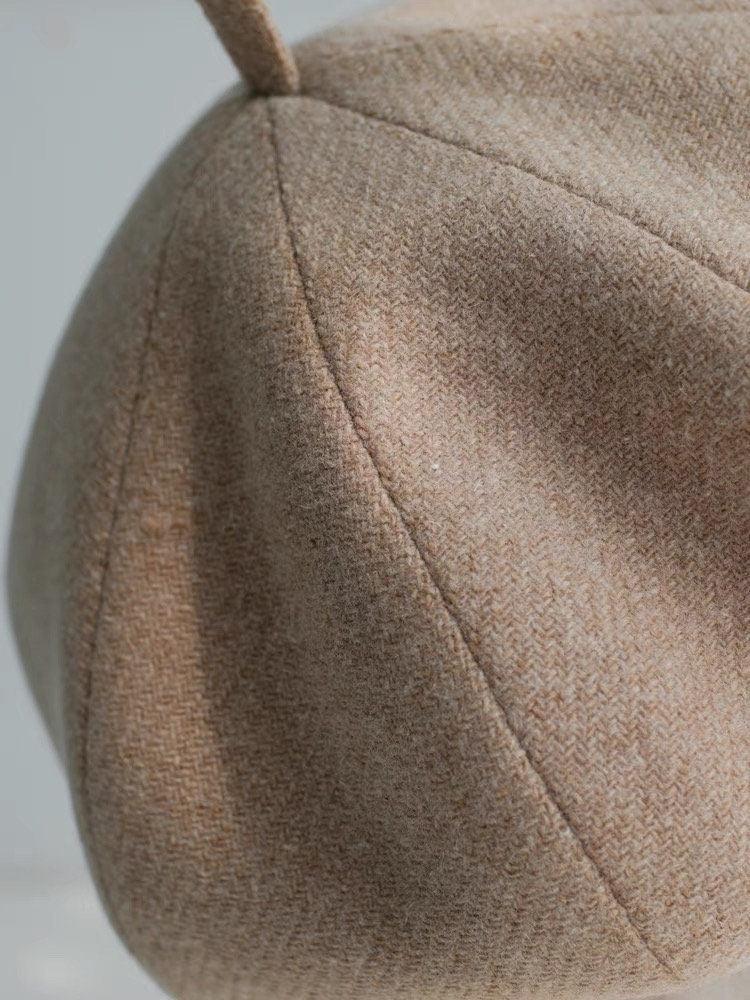 Customized oversize Wool Beret for Men Women - Mspineapplecrafts
