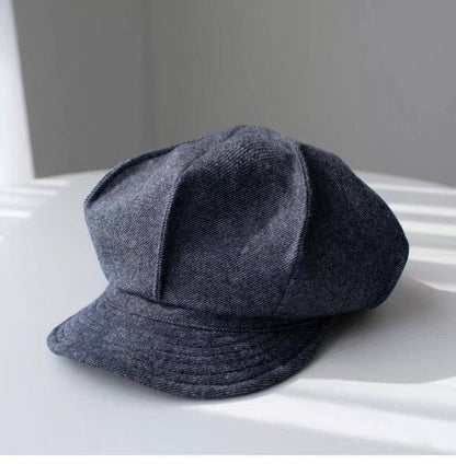 Oversized Unisex Wool Newsboy Hat - Mspineapplecrafts