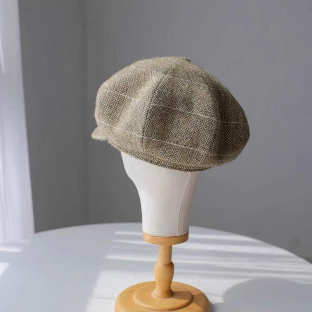 Oversize Slouchy Wool Newsboy Cap - Mspineapplecrafts