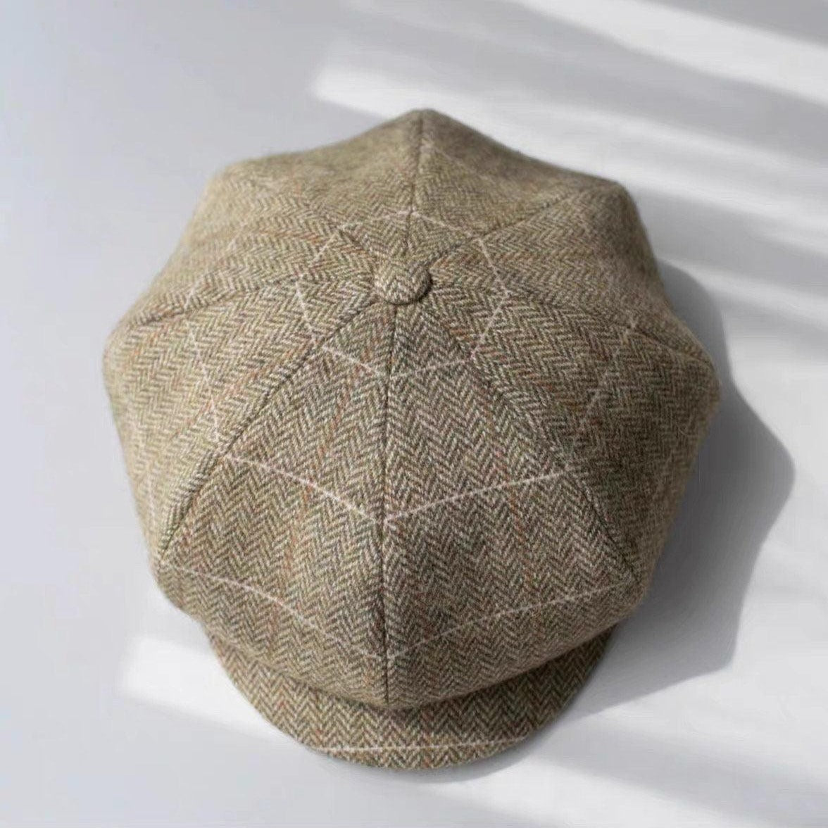 Oversize Slouchy Wool Newsboy Cap - Mspineapplecrafts
