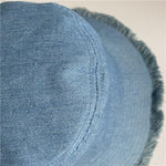 Wide Brim Denim Unisex Bucket Hat - Mspineapplecrafts