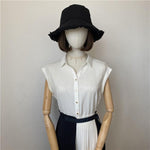 Wide Brim Denim Unisex Bucket Hat - Mspineapplecrafts
