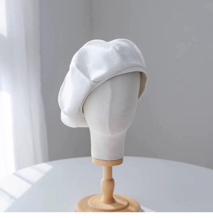 Oversized Spring Summer Linen Beret - Mspineapplecrafts