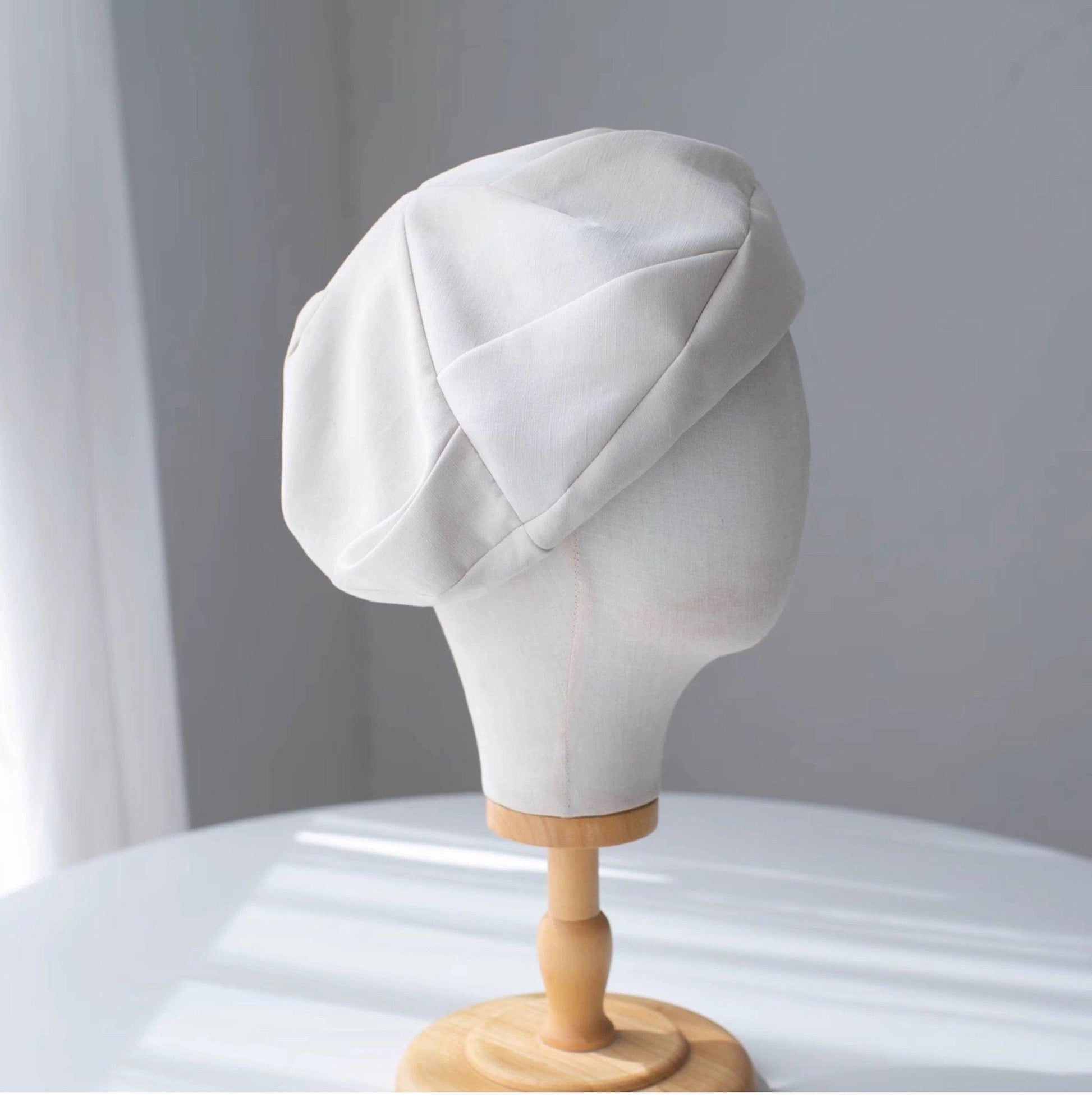 Oversize Unisex Linen Beret Hat - Mspineapplecrafts