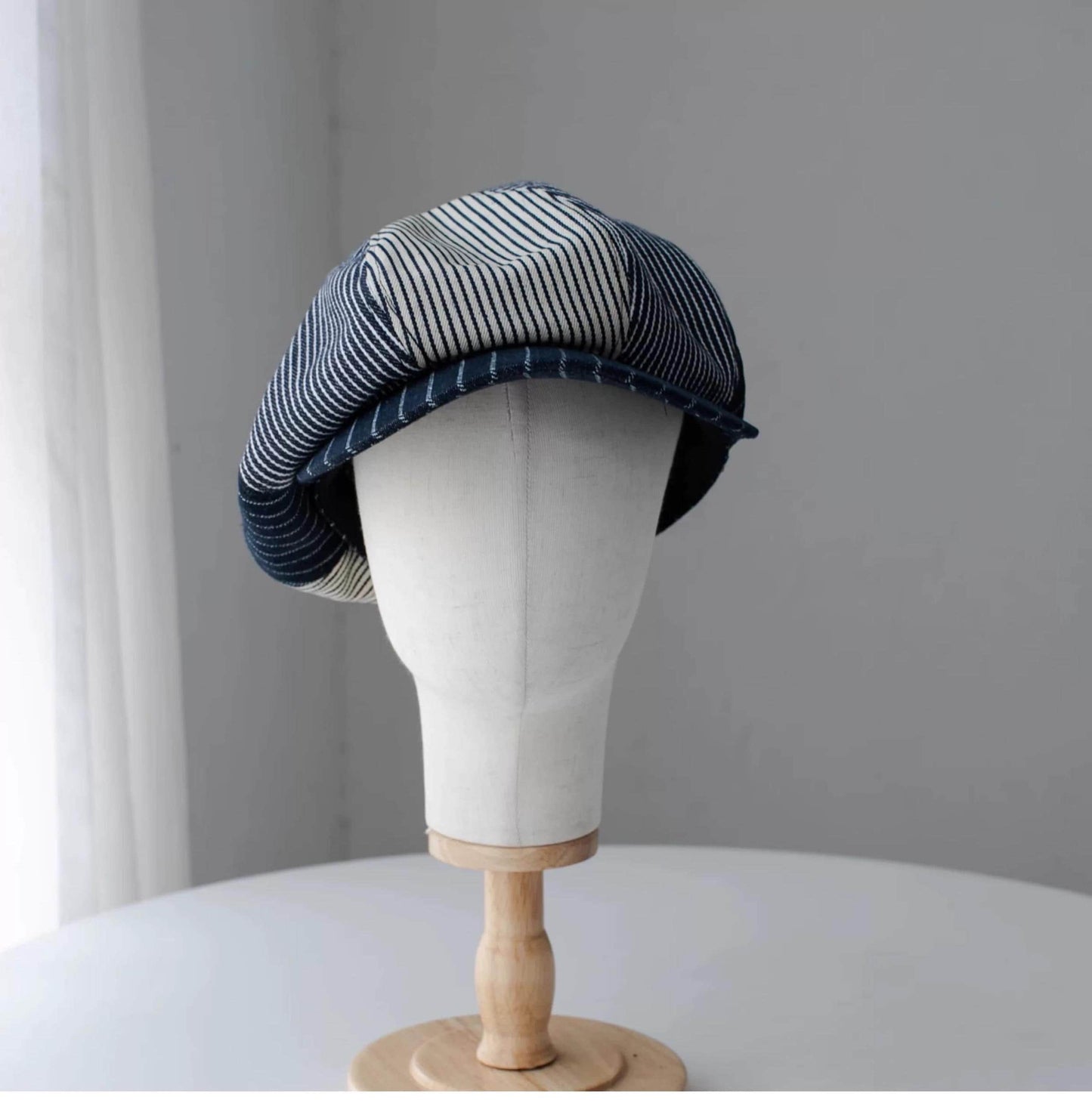 Custom Made Extra Oversized Newsboy Hat – Linen / Slouchy / Unisex
