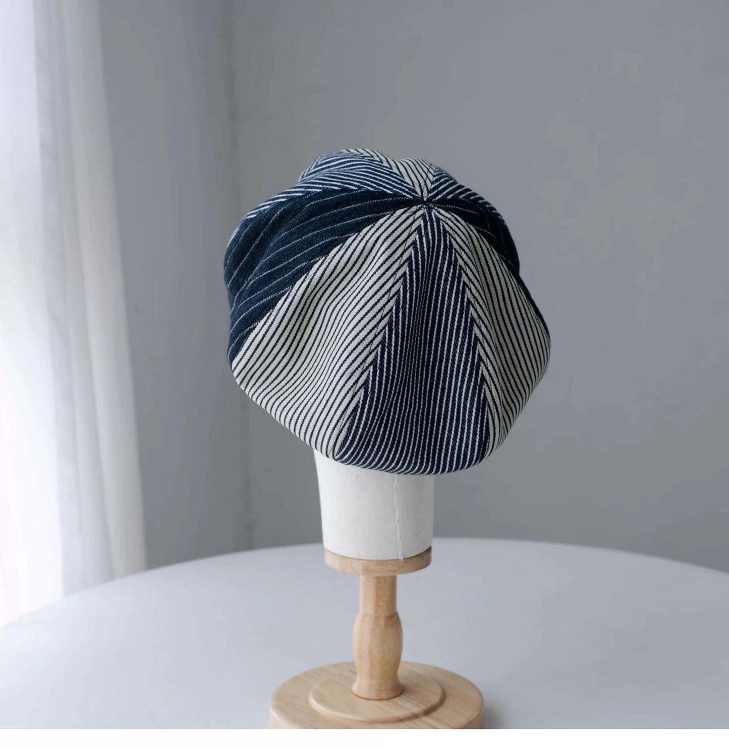 Custom Made Extra Oversized Newsboy Hat – Linen / Slouchy / Unisex