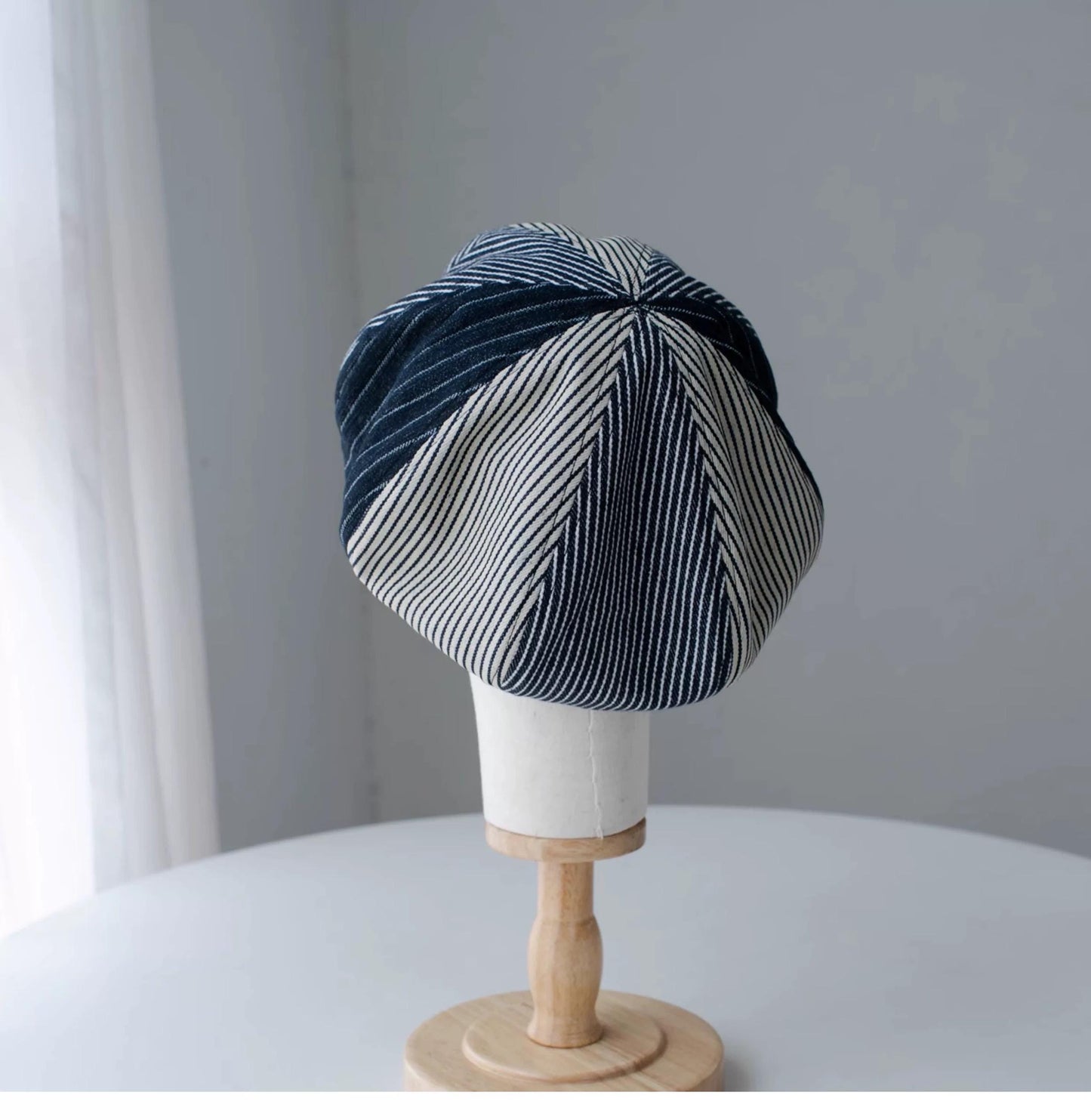 Custom Extra Oversized Linen Newsboy Hat