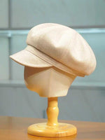 Handmade Wool Newsboy Cap - Vintage Style Baker Boy Hat - Style 9