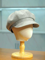 Handmade Wool Newsboy Cap - Vintage Style Baker Boy Hat - Color Variant