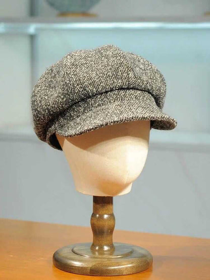 wool newsboy cap