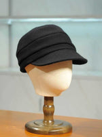 Handmade Wool Newsboy Cap - Vintage Style Baker Boy Hat - Style 7