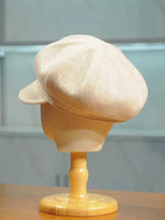 Handmade Wool Newsboy Cap - Vintage Style Baker Boy Hat - Image 11