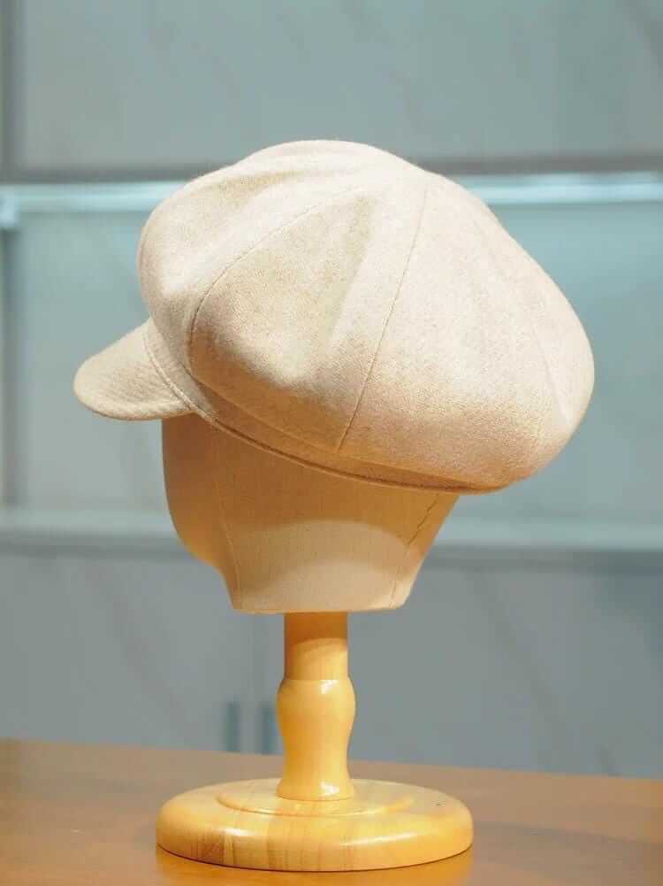 Handmade Wool Newsboy Cap - Vintage Style Baker Boy Hat - Image 11