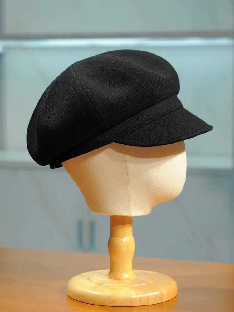 Handmade Wool Newsboy Cap - Vintage Style Baker Boy Hat - Image 13