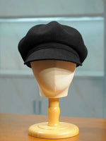 Handmade Wool Newsboy Cap - Vintage Style Baker Boy Hat - Image 14